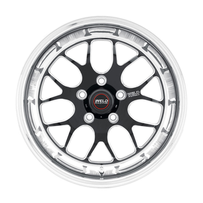 Weld 77HB7075N47A RT-S S77 17X7.5 / 5X120mm BP / 4.7in Backspace Black Wheel (High Pad) - Non-Beadlock