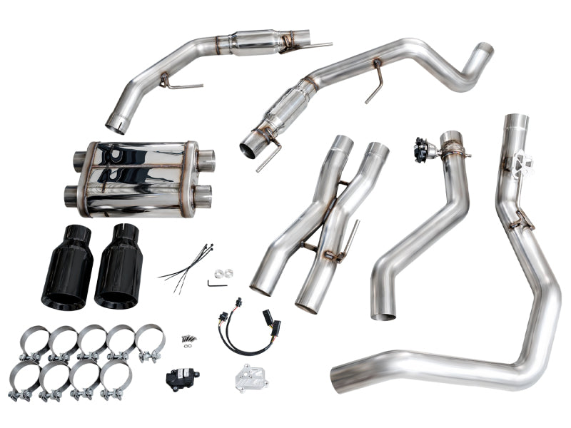 AWE Tuning 3025-33356 AWE Gen 3 Ford Raptor SwitchPath Exhaust - Diamond Black Tips
