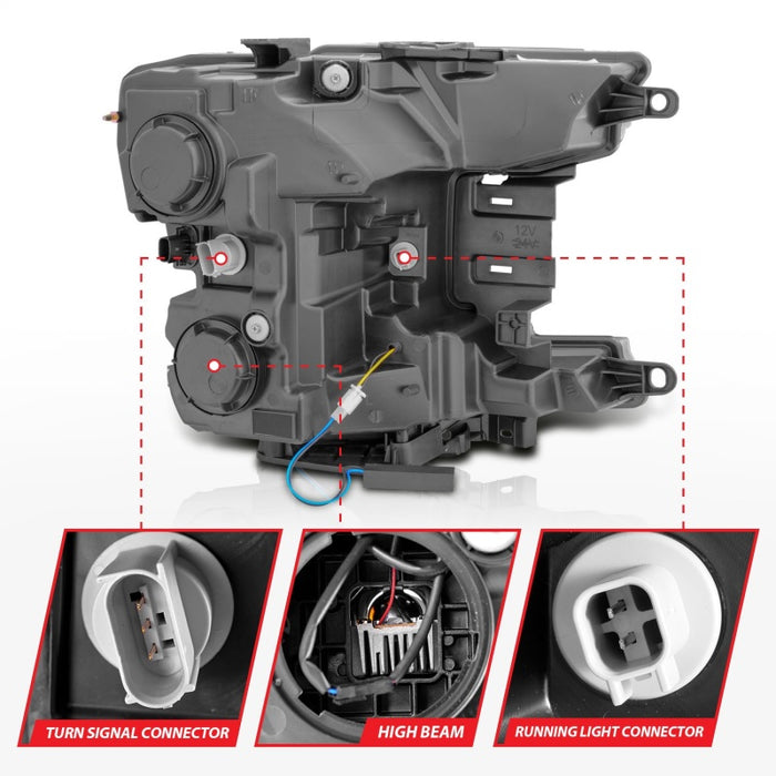 ANZO 111520 ANZ LED/Projector Headlights