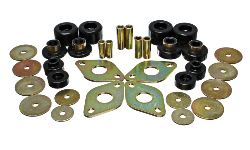 Energy Suspension 8.4107G 01-04 Toyota Pickup 2WD/4WD (Exc T-100/Tundra) Black Body Cab Mount Set