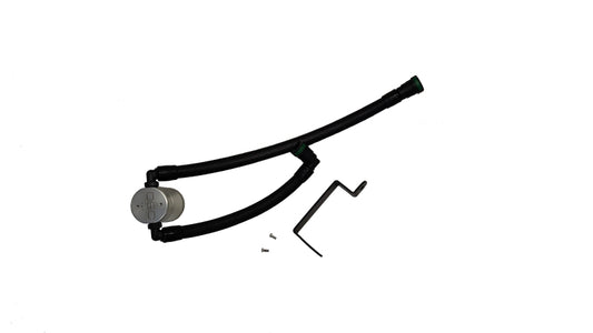 J&L 3059P-C 2025 Ford Bronco 2.3L/ 23-25 Ford Ranger 2.3L Separator 3.0 PCV Side - Clear Anodized