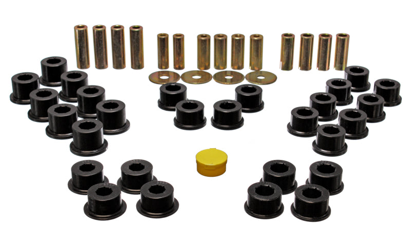 Energy Suspension 11.3106G 90-97 Mazda Miata Black Rear Control Arm Bushing Set