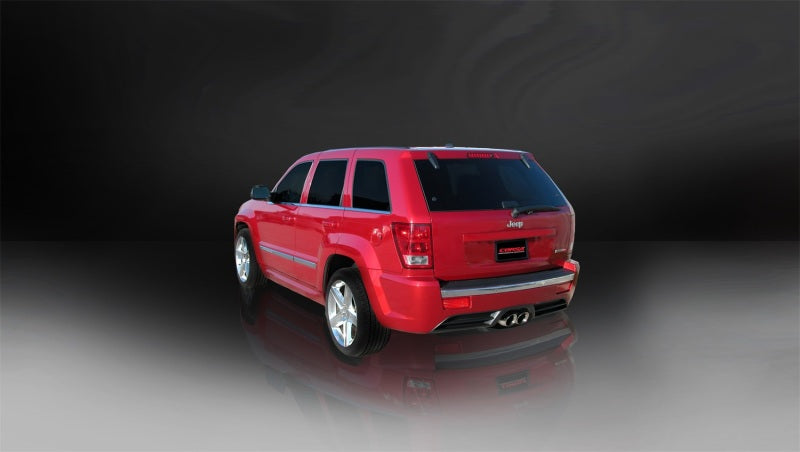 CORSA Performance 14451 Corsa 2006-2010 Jeep Grand Cherokee 6.1L V8 Polished Sport Cat-Back Exhaust