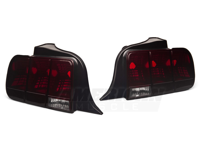 Raxiom 49066 05-09 Ford Mustang Tail Lights- Black Housing (Smoked Lens)