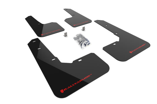 Rally Armor MF76-UR-BLK/RD 22-25 Subaru Outback Wilderness Black Mud Flap Red Logo