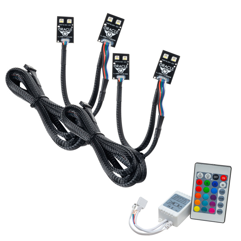 ORACLE Lighting 1454-504 Oracle 2021 Ford Bronco Sport RGB+W Headlight DRL + Halo - w/ Simple Controller SEE WARRANTY