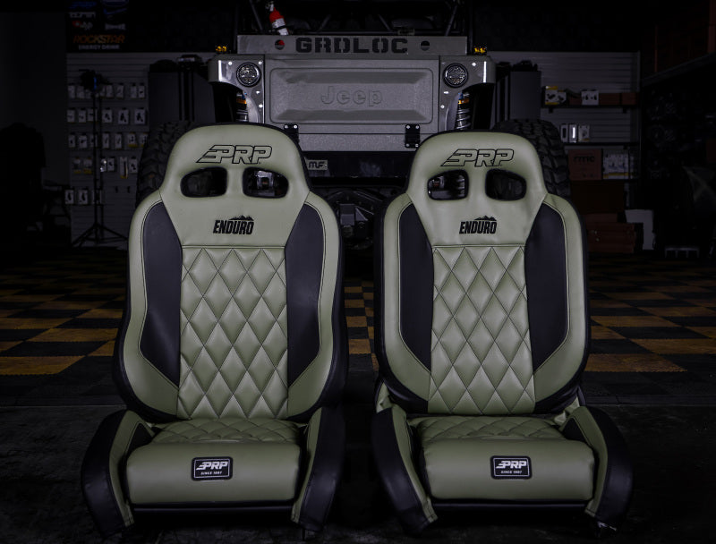 PRP Seats A89010-C38-54 PRP Jeep Wrangler Enduro Elite Reclining Seat - Grey