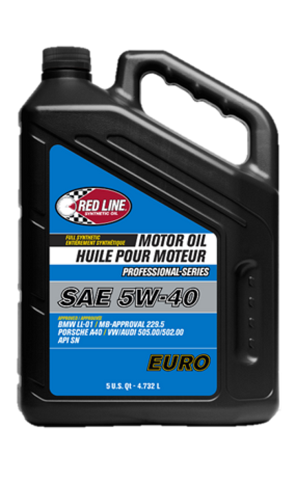 Red Line 12905 Pro-Series Euro 5W40 Motor Oil - 5 Quart