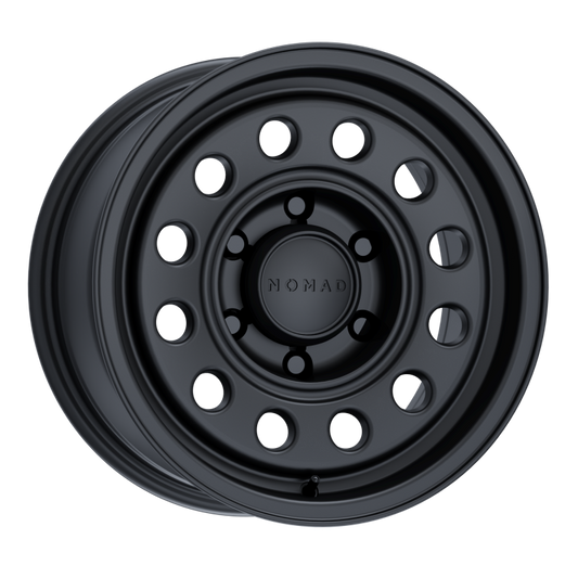Nomad N501SB-57060-10 N501SB Convoy 15x7in / 6x139.7 BP / -10mm Offset / 107.95mm Bore - Satin Black Wheel