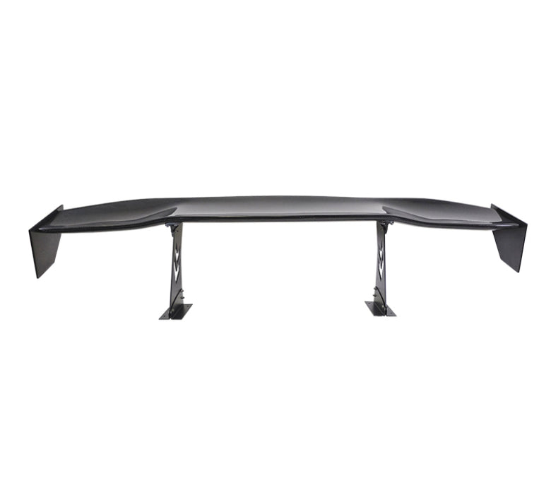 NRG CARB-A691NRG Carbon Fiber Spoiler - Universal (69in.) w/ Logo / Stand Cut Out / Large Side Plate