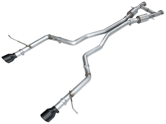 AWE Tuning 3020-33575 11-24 Dodge Durango 5.7L Track Edition Exhaust w/ Diamond Black Tips