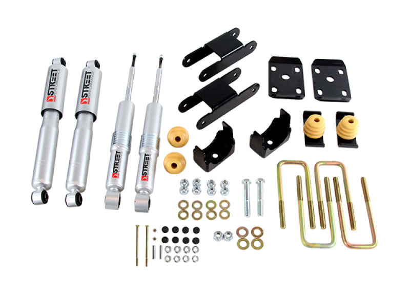 Belltech 1100SP LOWERING KIT 18-20 Chevy Colorado/Canyon All Cab/SB -0-3in F / -4in R w/ Street Perf Shocks