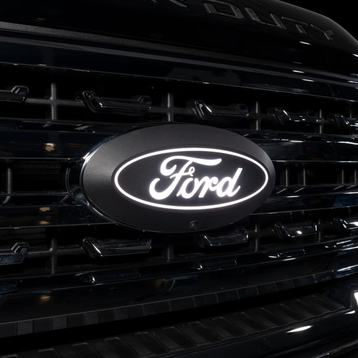 Putco 92803 23-24 Ford Super Duty Front Luminix Ford Led Grille Emblems