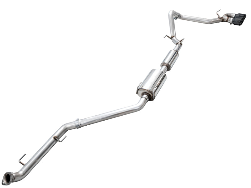 AWE Tuning 3015-33254 AWE Exhaust for 4th Gen Toyota Tacoma Dual Diamond Black Tips