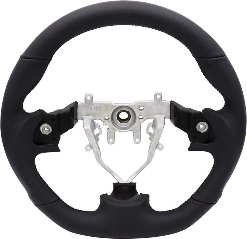 BLOX Racing BXSW-50000-B 08-14 Subaru Leather Steering Wheel Black Stitching