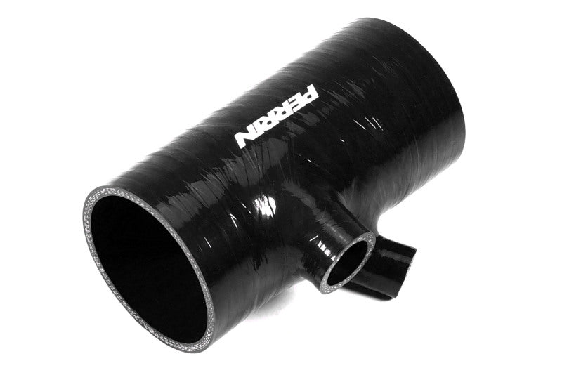 Perrin Performance PSP-INT-426BK PERRIN 22-24 Subaru WRX / 20-25 LGT & OBXT Turbo Inlet Hose w/Turbo Adapter Flange (Short) - Black