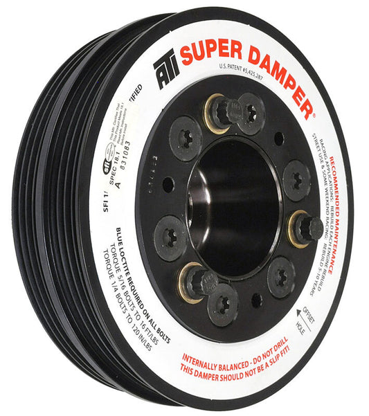 ATI ATI918522BG1 Damper 94-05 Miata 1.8L 5.67in 4 Grv - 1Pc Belt Guide w/o Trigger Wheel (916885BG1 Included)