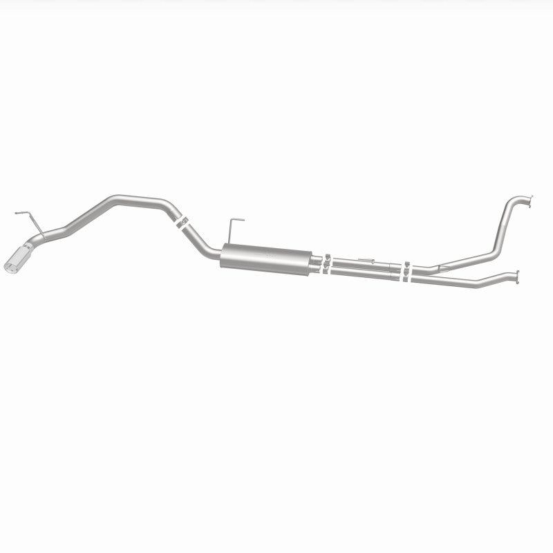 Magnaflow 19421 MagnaFlow CatBack 07-15 Nissan Titan V8 LGAS/LFLEX Single MF Polished Stainless Exhaust
