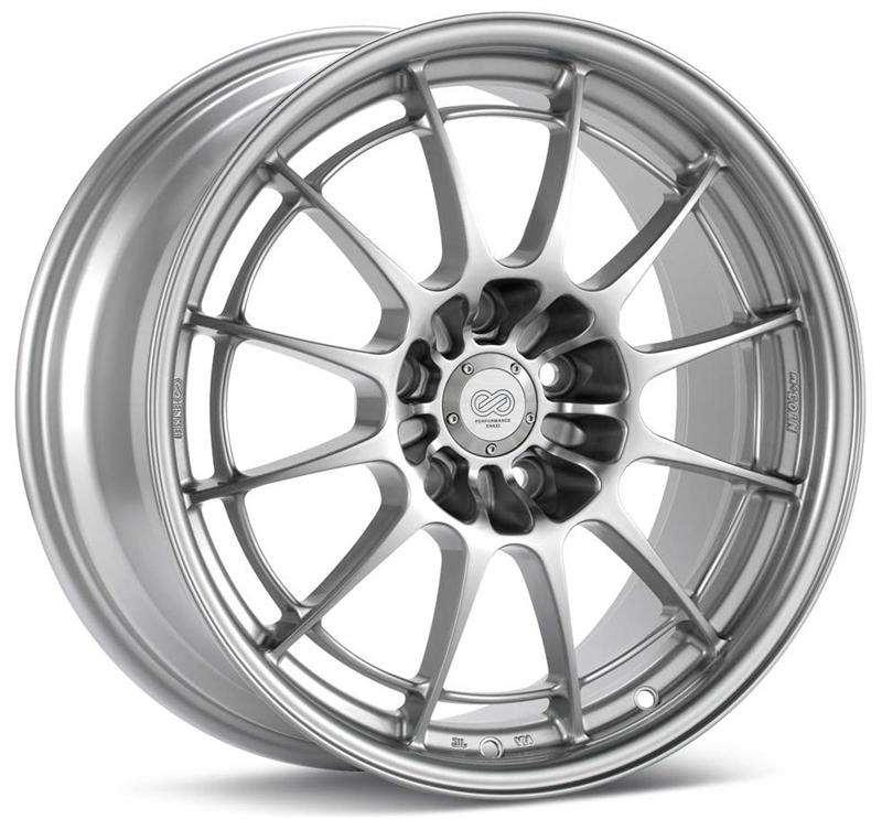 Enkei 3658956540SP NT03+M 18x9.5 5x114.3 40mm Offset 72.6mm Bore Silver Wheel G35/350z