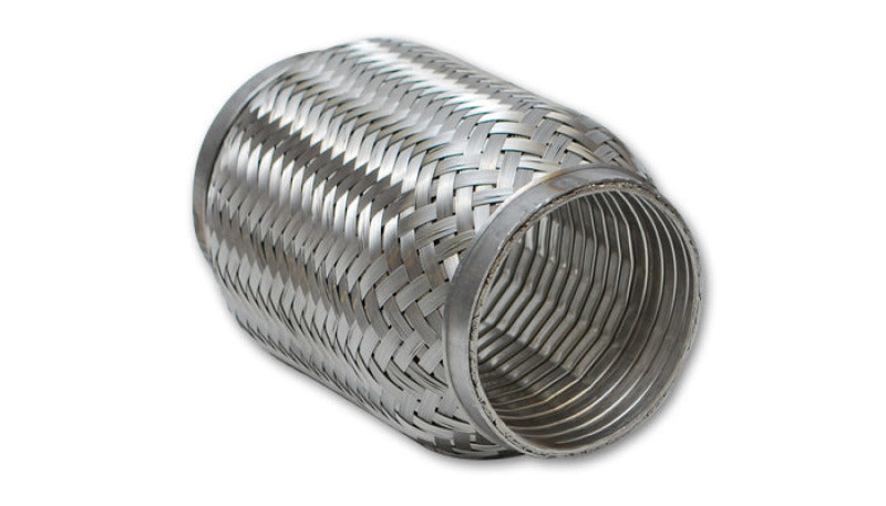 Vibrant 61108 SS Turbo FLEX Coupling with Interlock Liner 3.5in inlet/outlet x 8in long