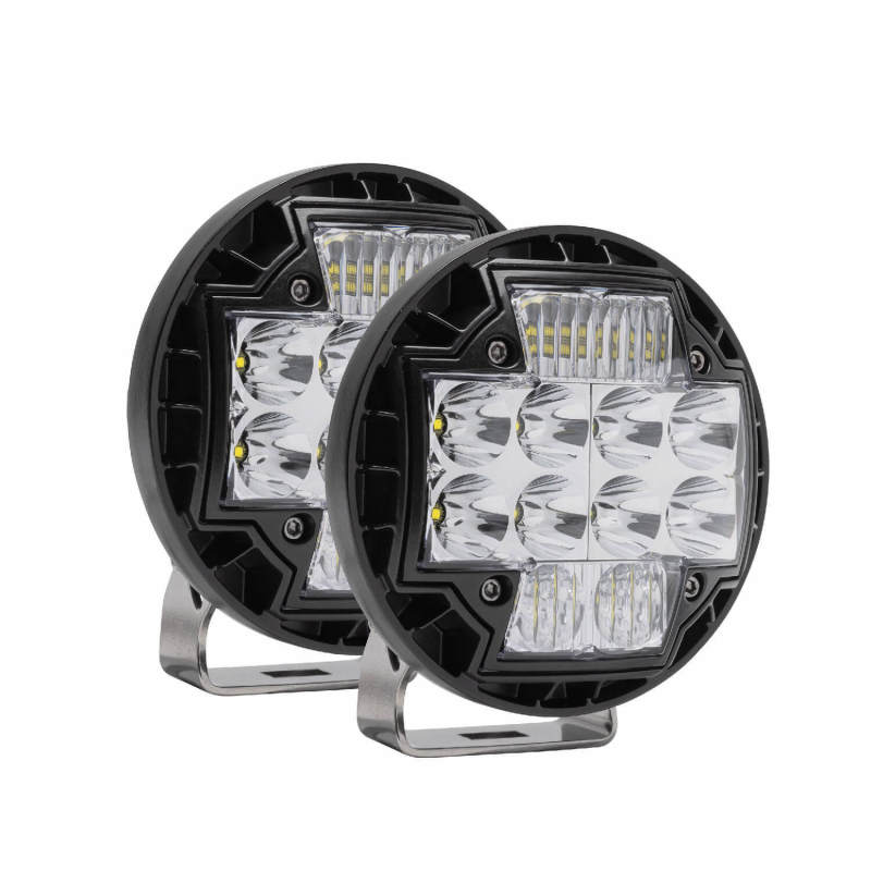 ARB TM512 Nacho 5.75in Offroad TM5 Combo White LED Light Set