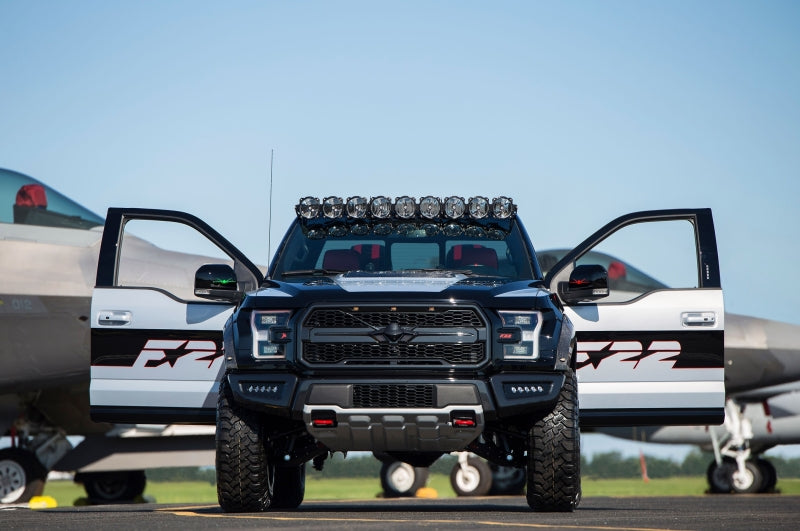 KC HiLiTES 91333 17-18 Ford Raptor 57in. Pro6 Gravity LED 9-Light 180w Combo Beam Overhead Light Bar Sys