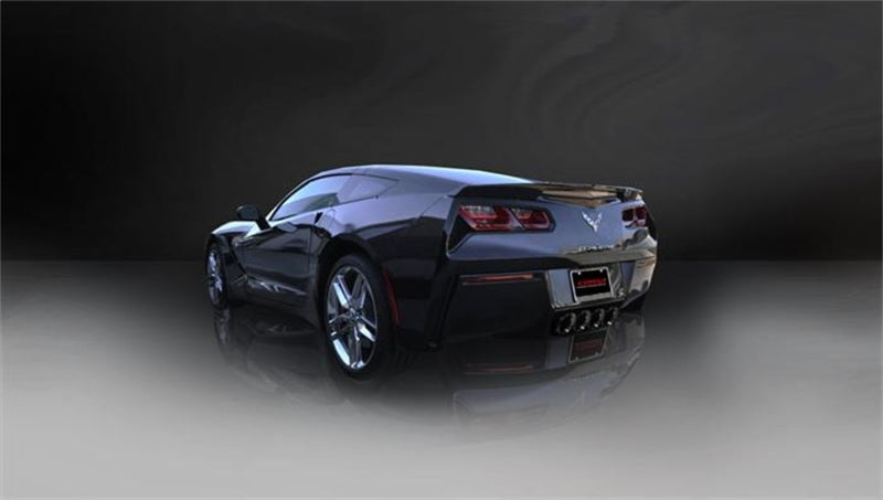 CORSA Performance 14762BLK Corsa 14-19 Chevy Corvette C7 Coupe 6.2L V8 AT/MT 2.75in Valve-Back Dual Rear Exit Black Xtreme Exht