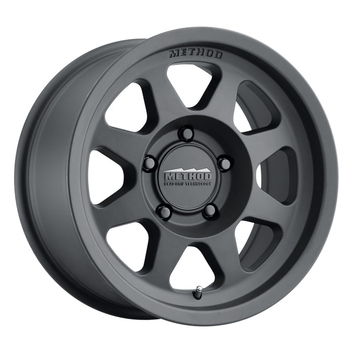 Method Wheels MR70178555500 Method MR701 17x8.5 0mm Offset 5x5.5 108mm CB Matte Black Wheel