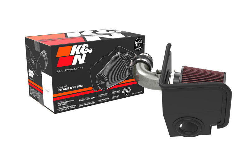 K&N Engineering 69-6036TC K&N 2021 Mazda 3 2.5L Turbo L4 Silver Typhoon Intake