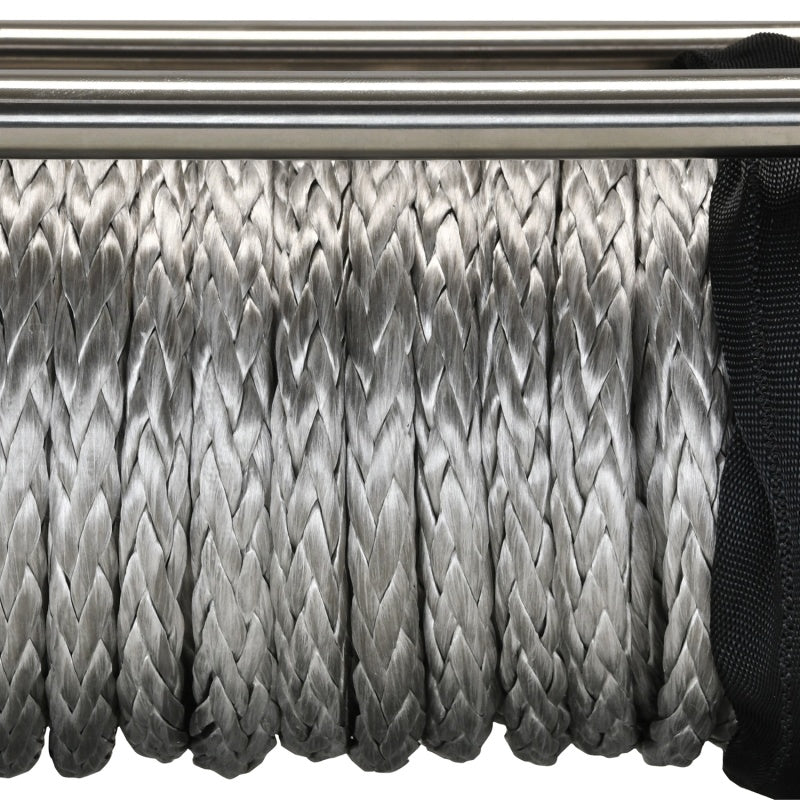 Superwinch 1595201 9500 LBS 12V DC 3/8in x 80ft Synthetic Rope Tiger Shark 9500 Winch