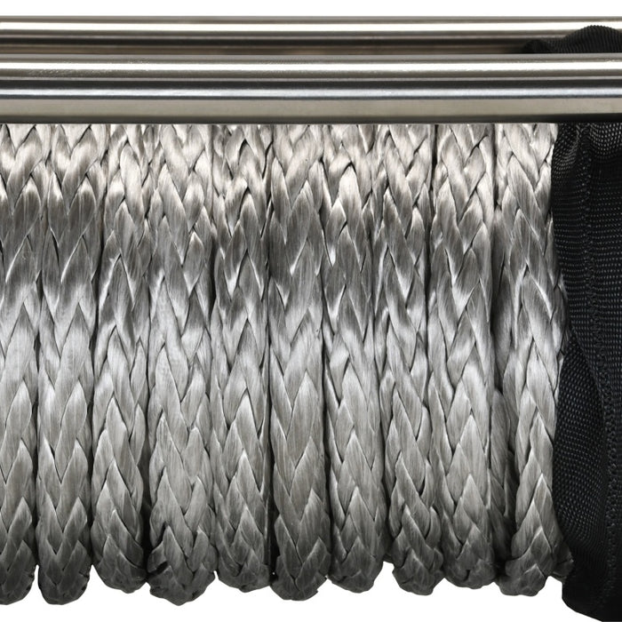 Superwinch 1595201 9500 LBS 12V DC 3/8in x 80ft Synthetic Rope Tiger Shark 9500 Winch