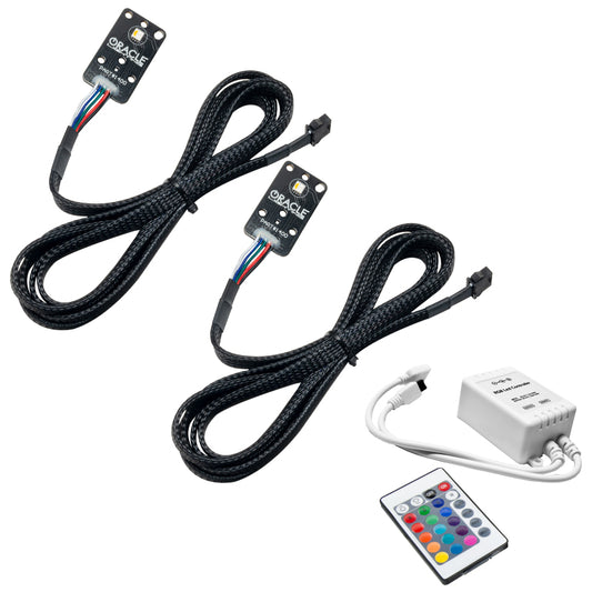 ORACLE Lighting 1400-504 Oracle 20-21 Toyota Supra GR RGB+A Headlight DRL Kit - ColorSHIFT w/ Simple Controller