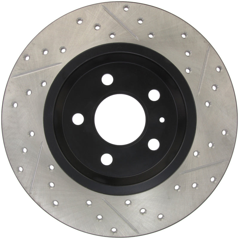 Stoptech 127.33127R StopTech Power Slot 09-10 Audi A4/A4 Quattro / 08-10 A5 / 10 S4 Rear Right Drilled & Slotted Rotor