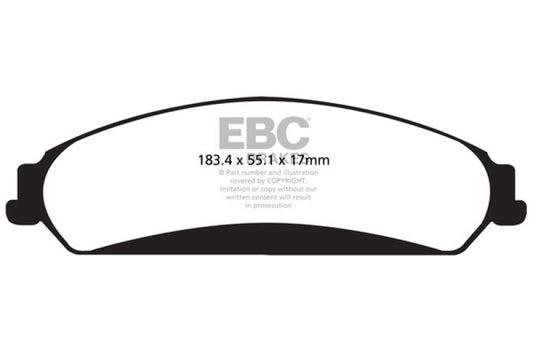 EBC DP32139C 11+ Chrysler 300C 5.7 Redstuff Front Brake Pads