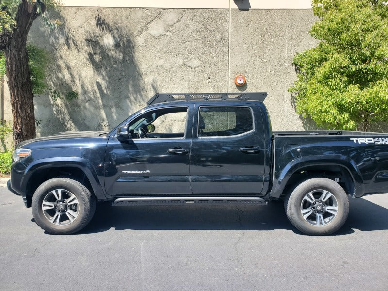 Go Rhino FS4429T 18-23 Toyota Tacoma 4Door Frame Mount Sliders - Textured Black