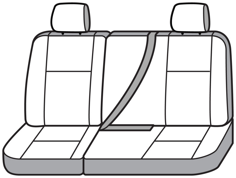 Covercraft SS8430PCCH 14-18 Chevrolet Silverado Polycotton SeatSaver Custom Second Row Seat Covers - Charcoal