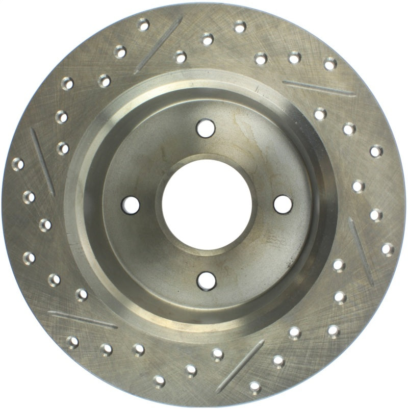 Stoptech 127.42014L StopTech Nissan 81 280ZX SportStop Slotted & Drilled Left Rear Rotor