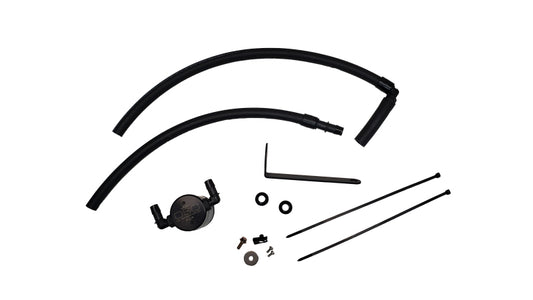 J&L 3117P-B 22-25 Subaru BRZ/GR86 2.4L Passenger Side Oil Separator 3.0 - Black Anodized