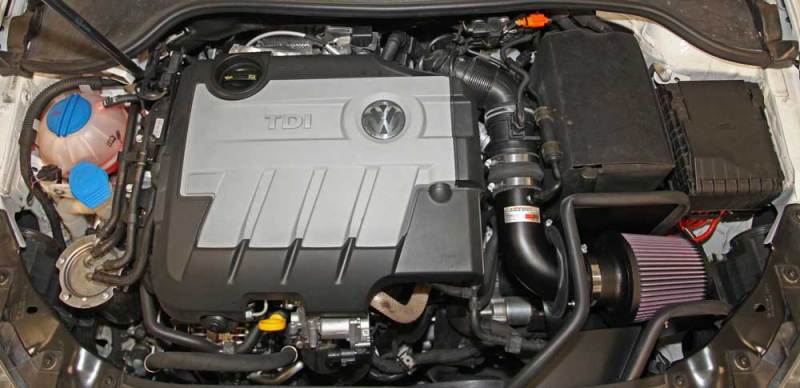 K&N Engineering 69-9509TTK K&N 13-14 Volkswagen Jetta TDI 2.0L Typhoon Short RAM Intake