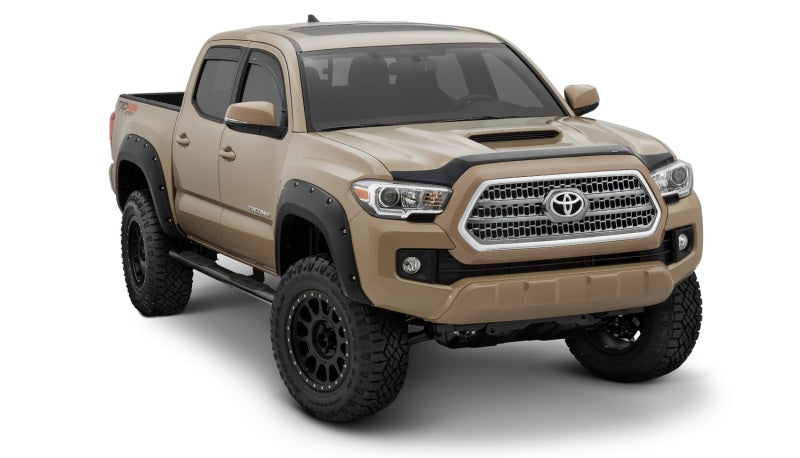 Bushwacker 30922-02 16-18 Toyota Tacoma Pocket Style Flares 4pc 60.5/73.7in Bed - Black