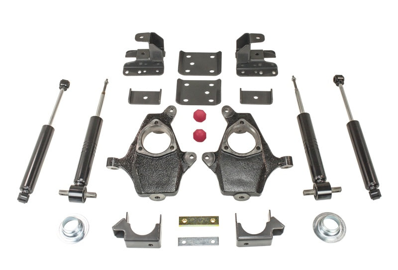Maxtrac K331336S MaxTrac 07-16 GM C/K1500 2WD/4WD (Non Magneride) 3in/5in or 4in/6in Lowering Spindle Kit