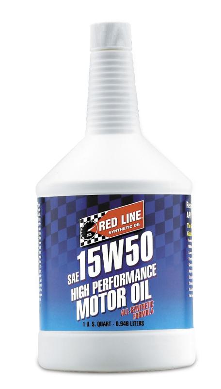 Red Line 11504 15W50 Motor Oil - Quart