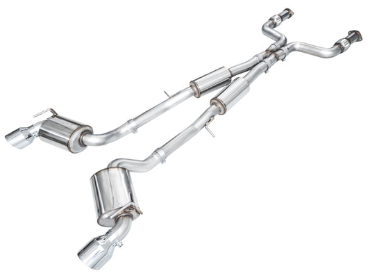 AWE Tuning 3015-32400 AWE 2023 Nissan Z RZ34 RWD Touring Edition Catback Exhaust System w/ Chrome Silver Tips