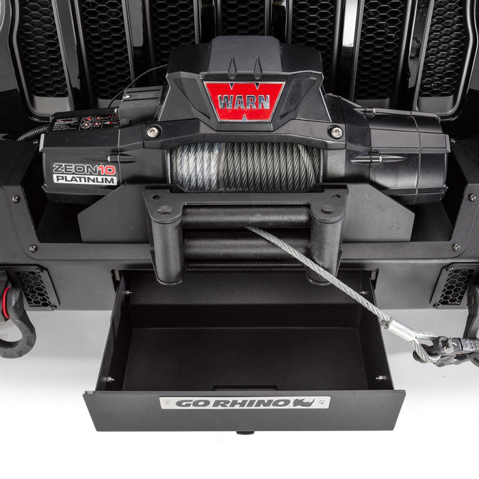 Go Rhino 230111T 07-20 Jeep Wrangler JL/JLU/JK/JKU/Gladiator JT Trailline Front Stubby Bumper