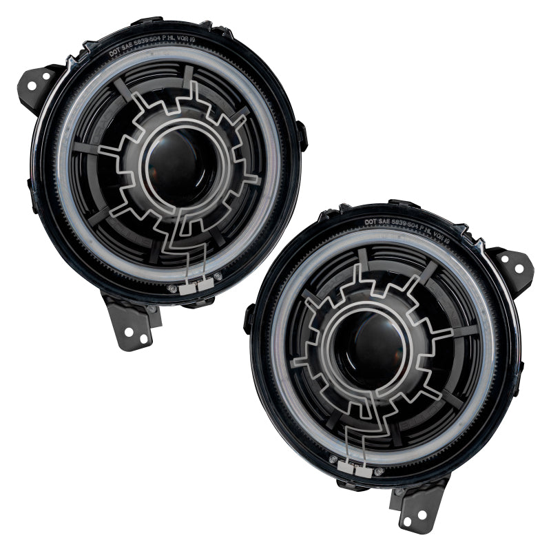 ORACLE Lighting 5839-111 Oracle Lighting 18-22 Jeep Wrangler JL Oculus Bi-LED Projector Headlights