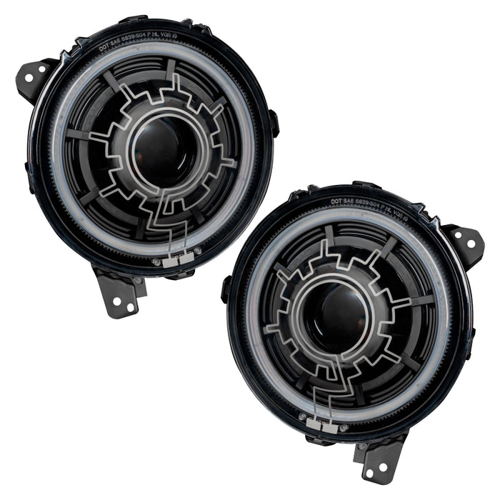 ORACLE Lighting 5839-111 Oracle Lighting 18-22 Jeep Wrangler JL Oculus Bi-LED Projector Headlights