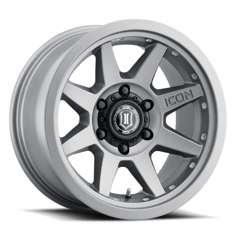 ICON 21817857345TT Rebound Pro 17x8.5 5x5 -6mm Offset 4.5in BS 71.5mm Bore Titanium Wheel