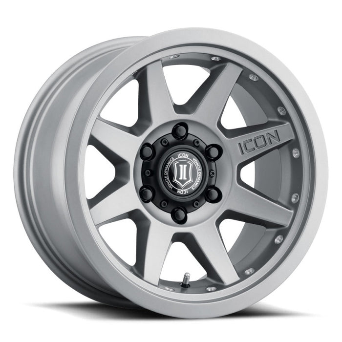 ICON 21817856350TT Rebound Pro 17x8.5 6x135 6mm Offset 5in BS 87.1mm Bore Titanium Wheel