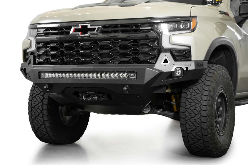 Addictive Desert Designs F120083030103 2022+ Chevy Silverado 1500 ZR2 Stealth Fighter Front Bumper