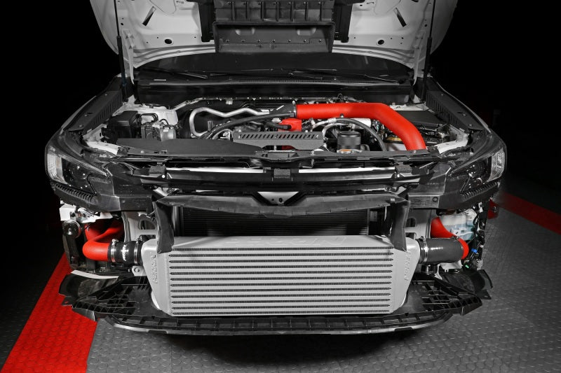 Perrin Performance PSP-ITR-441SL/RD PERRIN 22-25 Subaru WRX Front Mount Intercooler Kit (Red Tubes & Silver Core)